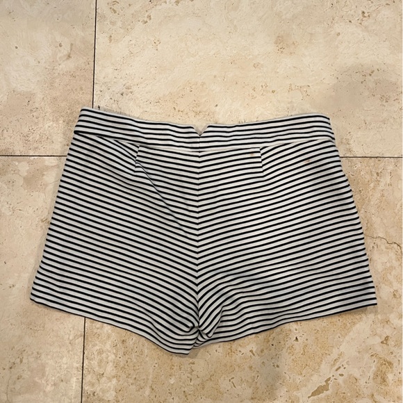 Cute BCBGMaxAzria black and white striped shorts - Picture 3 of 3